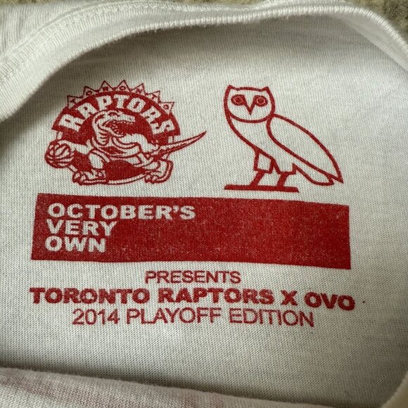 OVO X Toronto Raptors 2014 playoff T-shirt - Picture 4 of 4